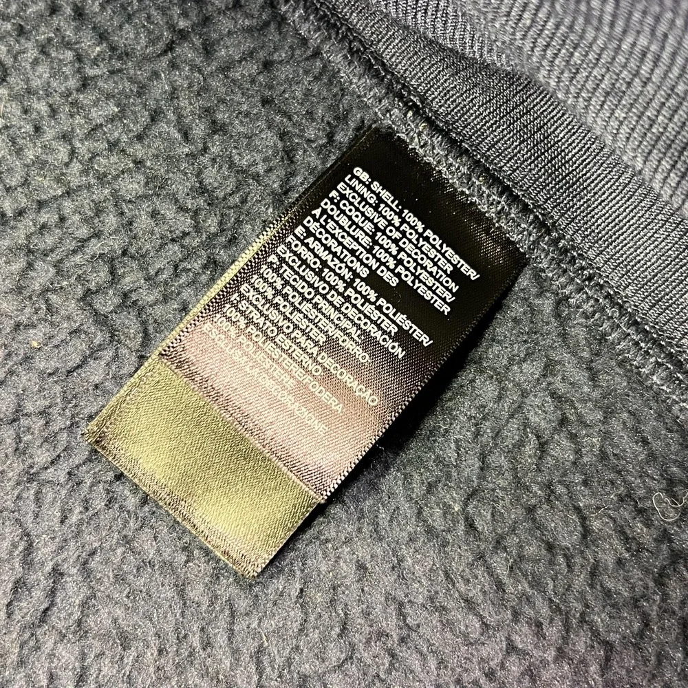 The North Face Jacket Mens XL Blue Fleece Full Zip RBC Capital Markets Logo